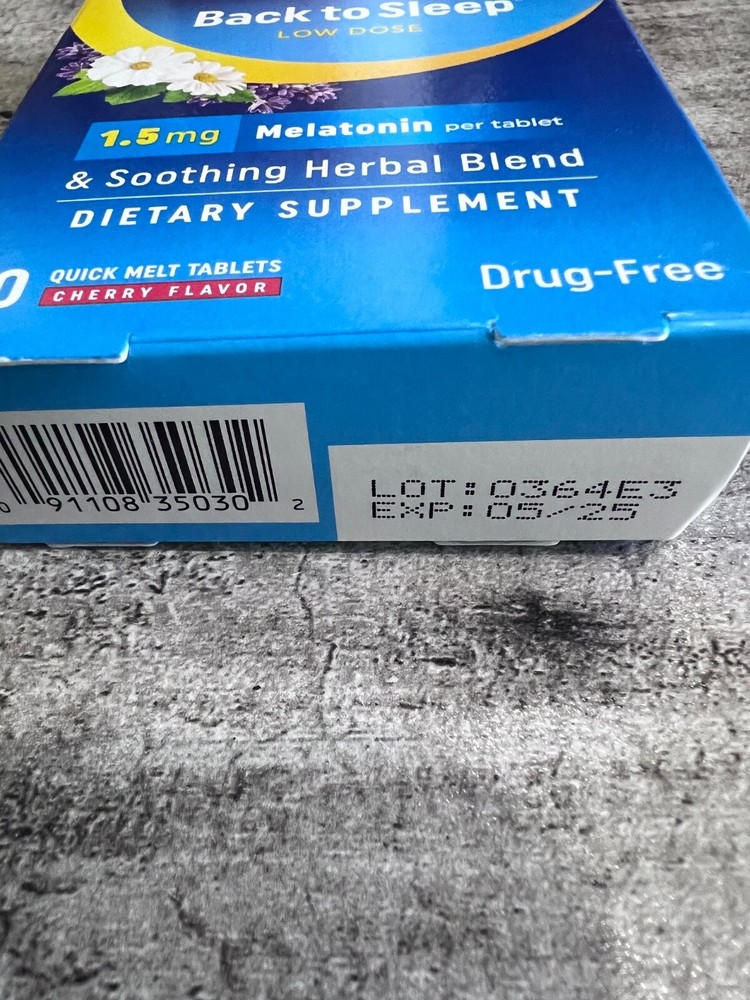 Midnite, Extended Release Melatonin Drug Free, 30 Count