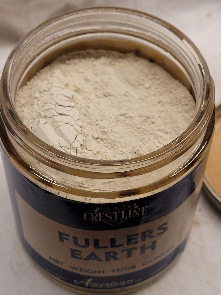 CRESTLINE FULLER'S EARTH JAR ORIGINAL LABEL