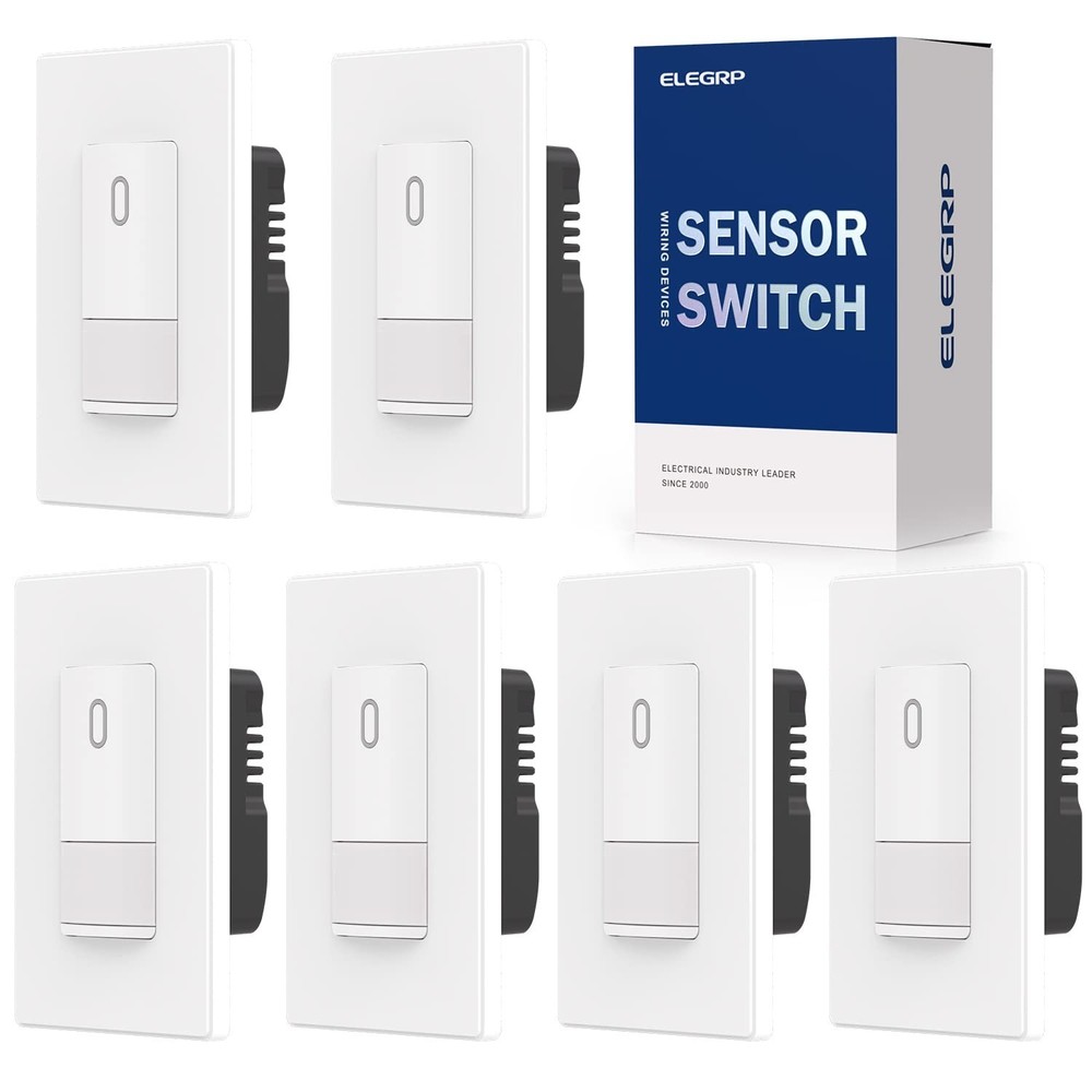 Occupancy Motion Sensor Light Switch, PIR Infrared Motion Activated Wall Switch,
