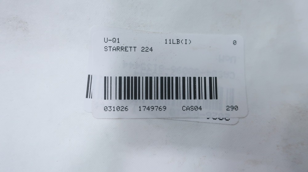 Starrett 224 Micrometer 12-16in