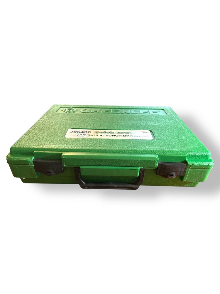 Greenlee 7904SB Compact Quick Draw 90 Hydraulic Punch Driver with Plastic Case