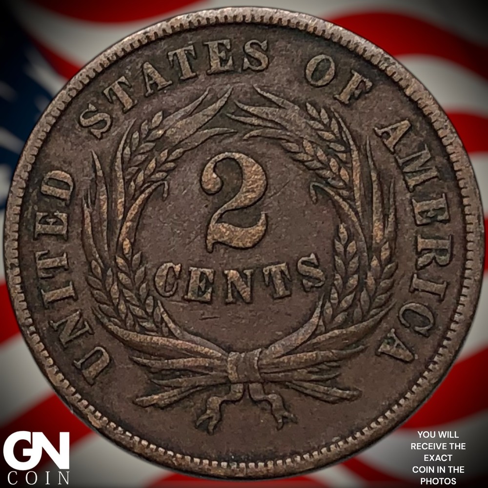 1865 2 Cent Piece Z5545