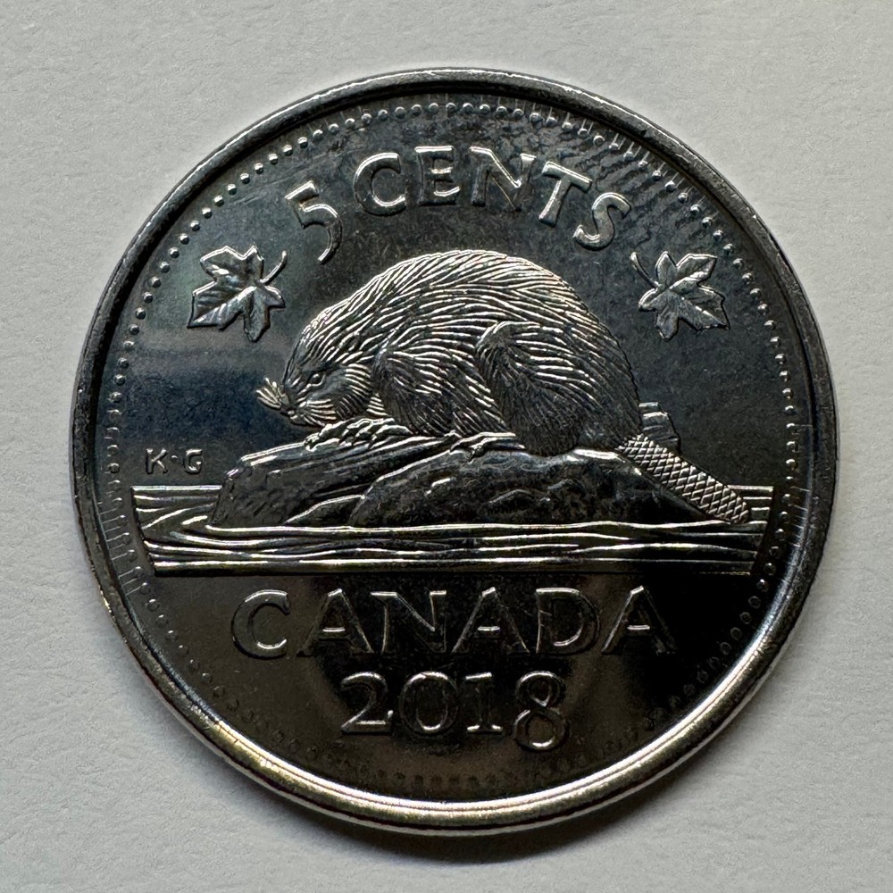 2018 Canada 5 Cents - Coin #D-018