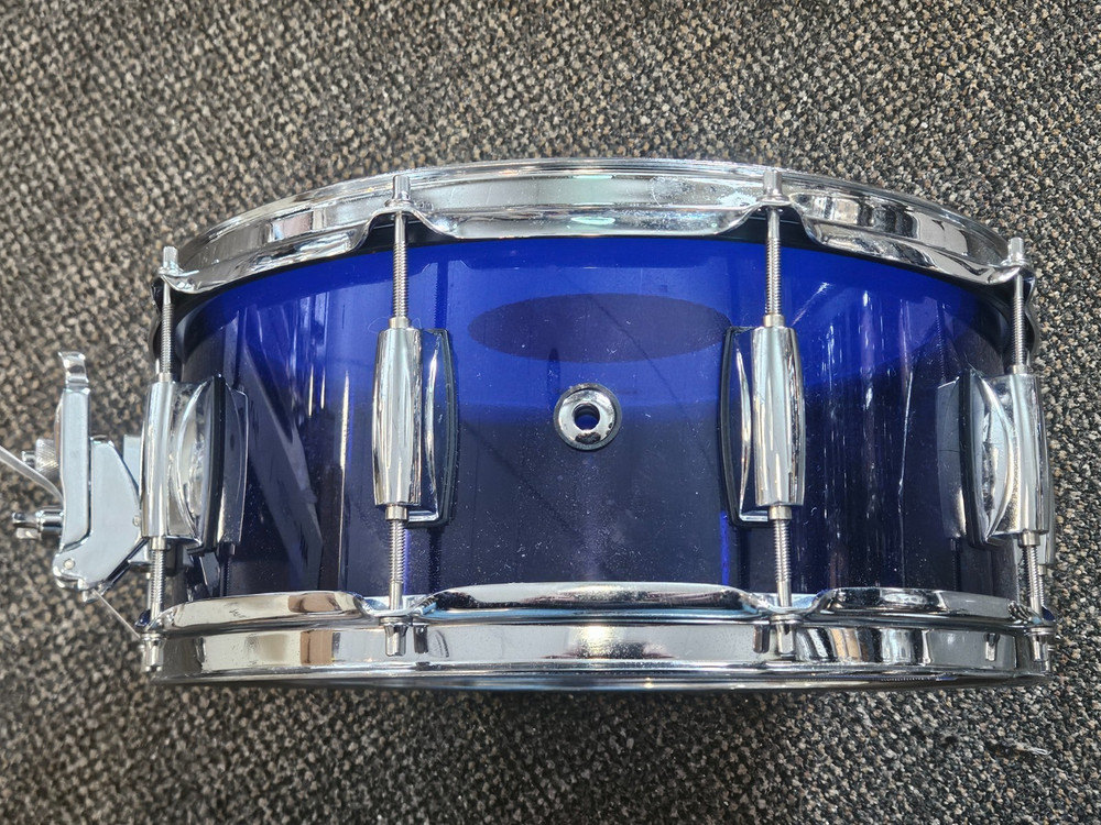 RL Drums Blue Acrylic snare drum
