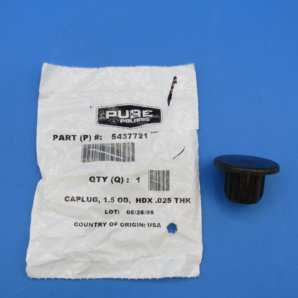 GENUINE OEM POLARIS 5437721 CAP PLUG