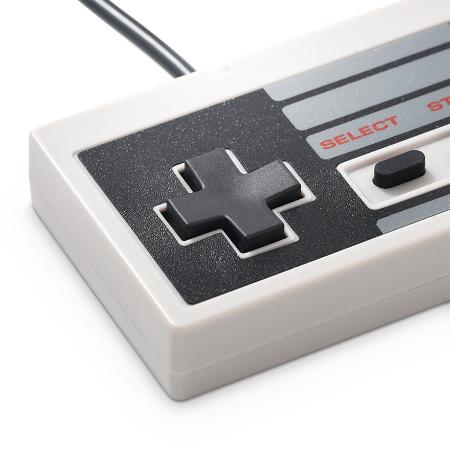 2Pack 2.4 GHz Wireless / Wired USB NES Controller Joystick for Windows PC Mac