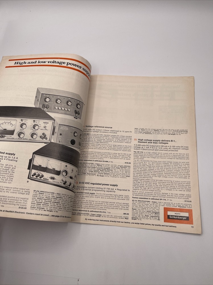 Heath / Schlumberger Electronic Instruments Catalog 1974