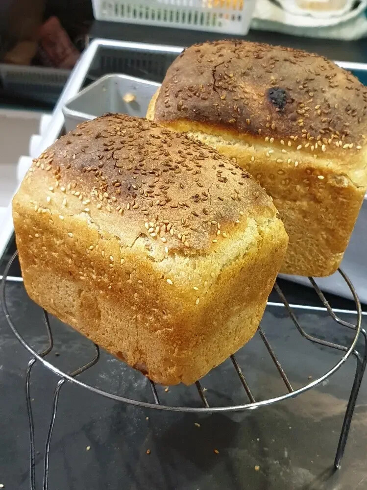 ALUMINUM BREAD FORM FOR BAKING RECTANGULAR 'HALF-BRICK' BREAD PANS LOAF L11