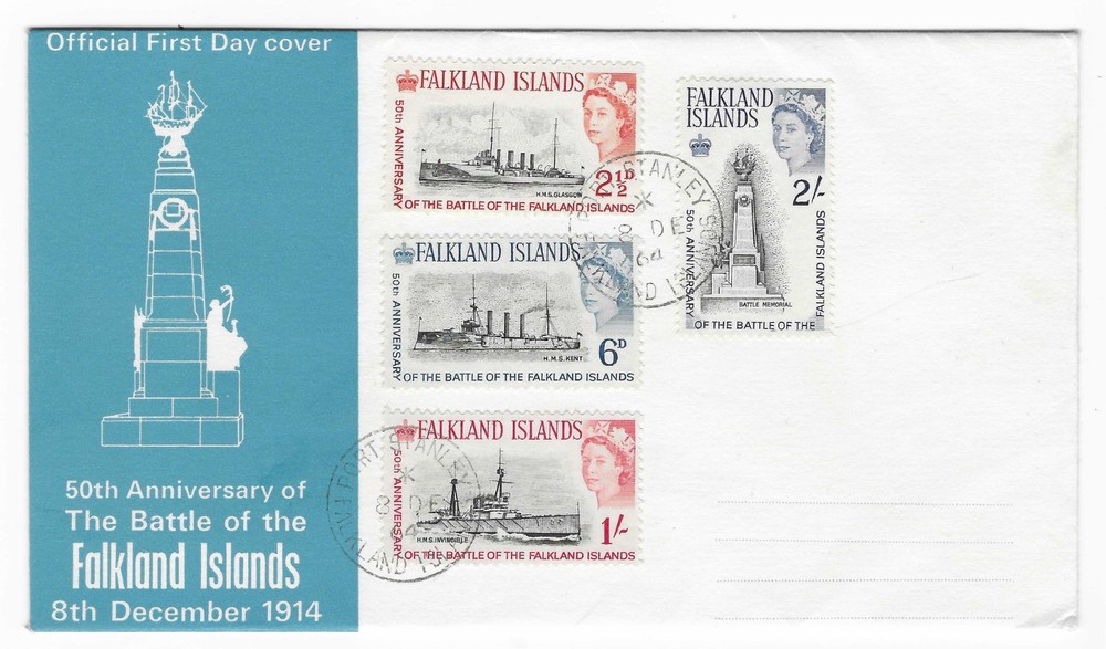 Falklands 1964 Battle FDC