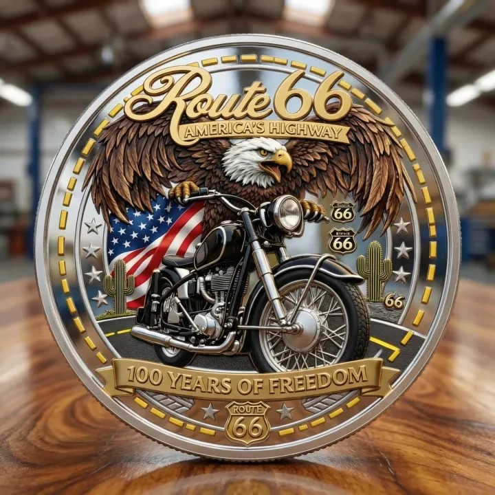 Route 66 Freedom Commemorative Coin