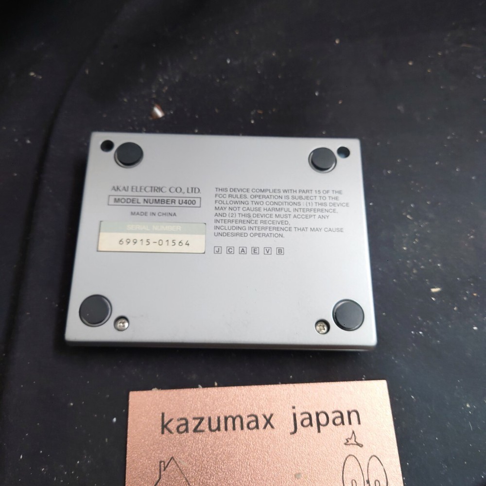 Akai Professional REF-O-MATIC U400 Foot Controller Remote Unit Tested iterm