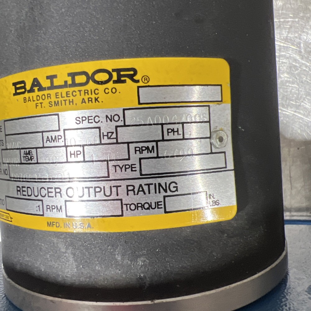 Intelitek Prolight Turning Center Motor-Baldor 90DC. Please Read Description