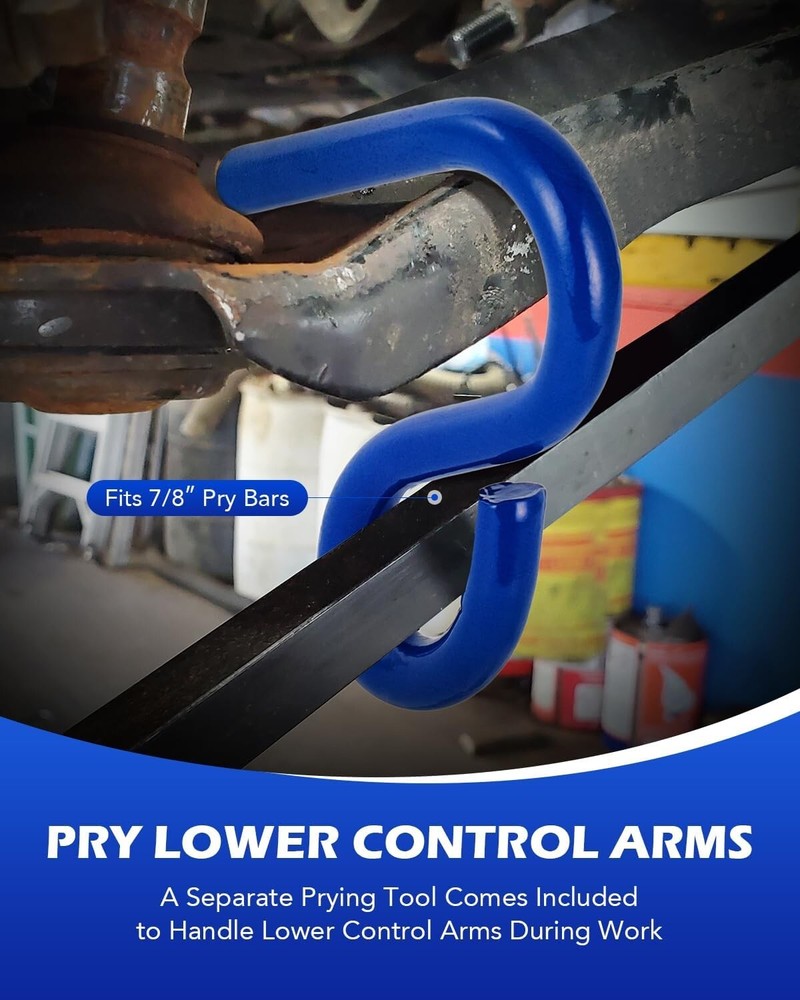 Ball Joint Tool Compatible with Subaru, with Lower Control Arm Prying Tool Upper