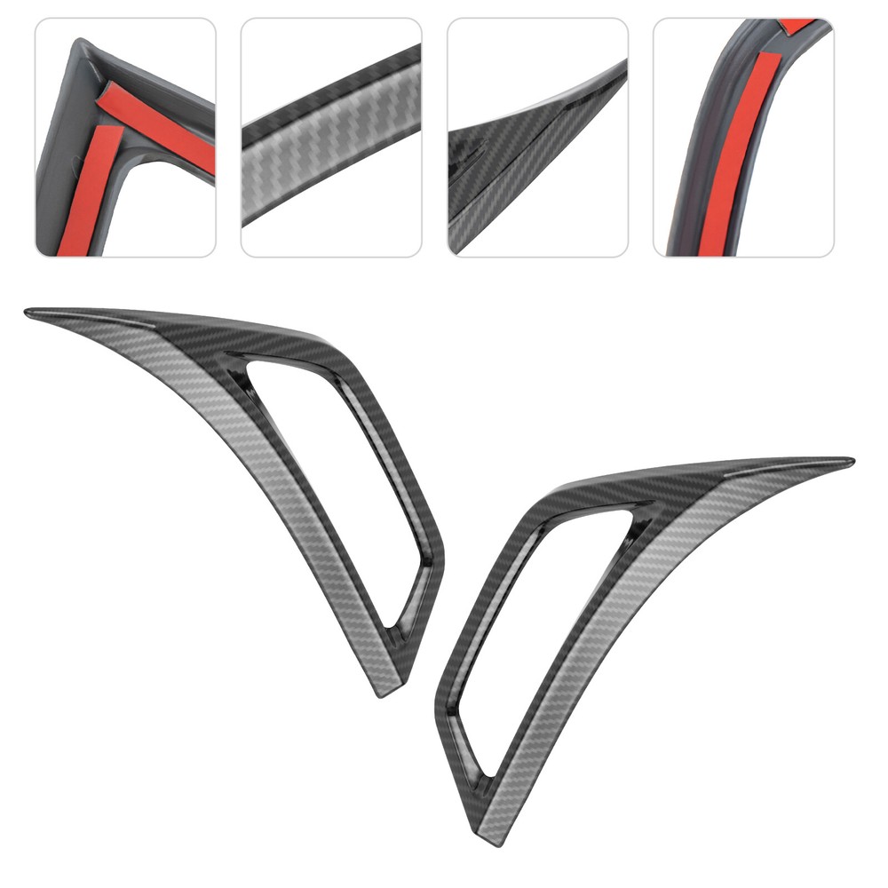 Carbon Fiber Air Vent Outlet Cover Trims for Jeep Wrangler JL JT (2018+)