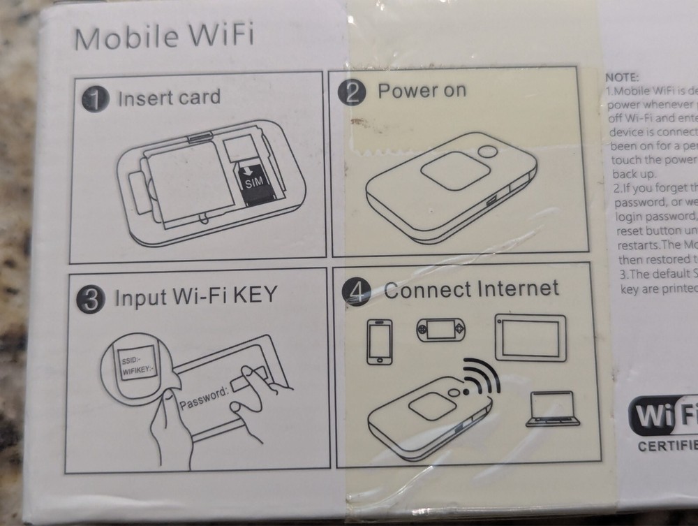 Mobile WiFi 150 Mbps 4G LTE