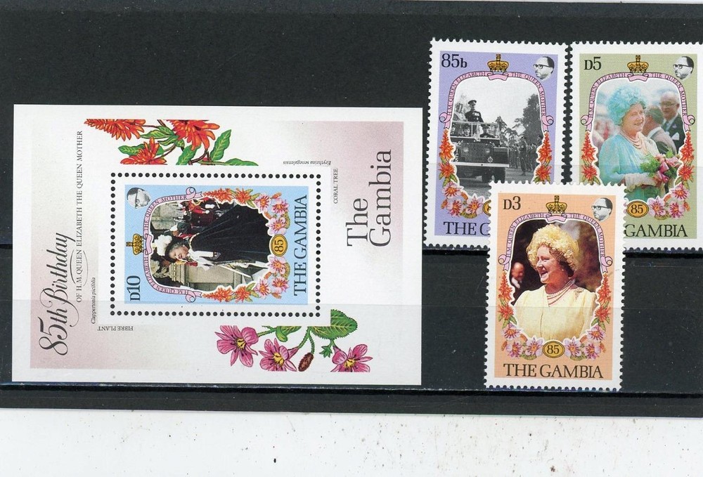 Gambia 1985 Scott# 556-9 Mint LH