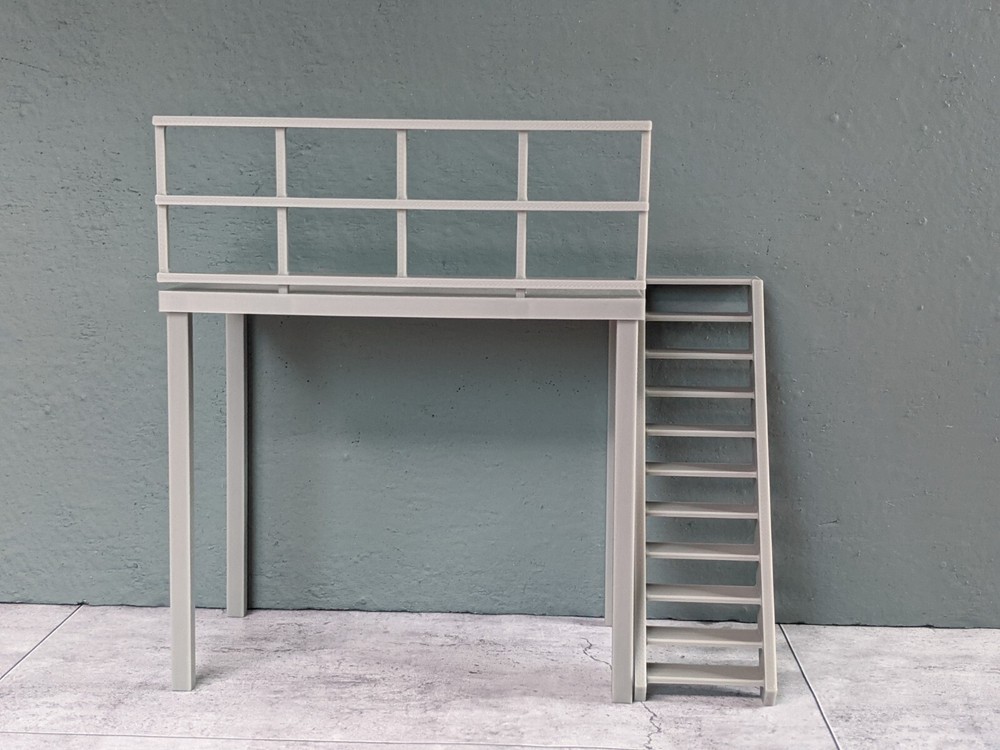 1/24 Scale Garage Loft Platform - Model Car Diorama Accessory