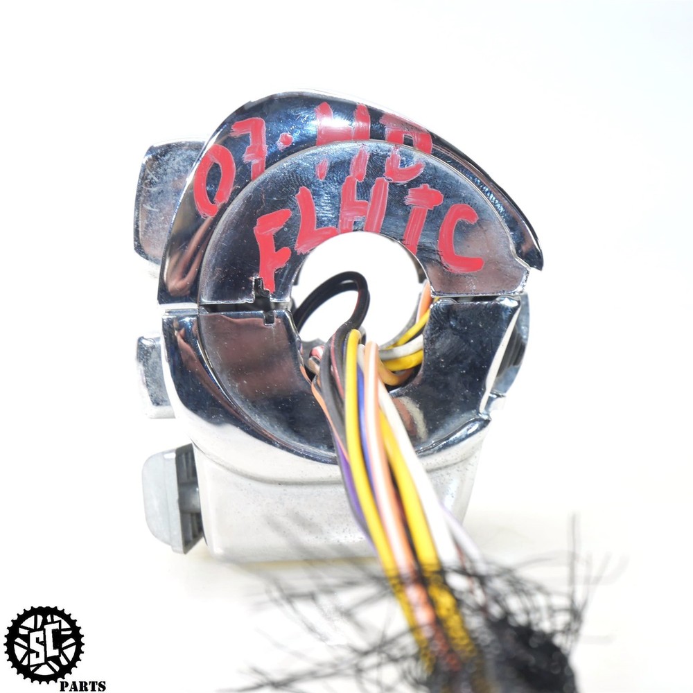 2007 HARLEY ELECTRA GLIDE CVO LEFT CONTROL SWITCH CHROME AUDIO