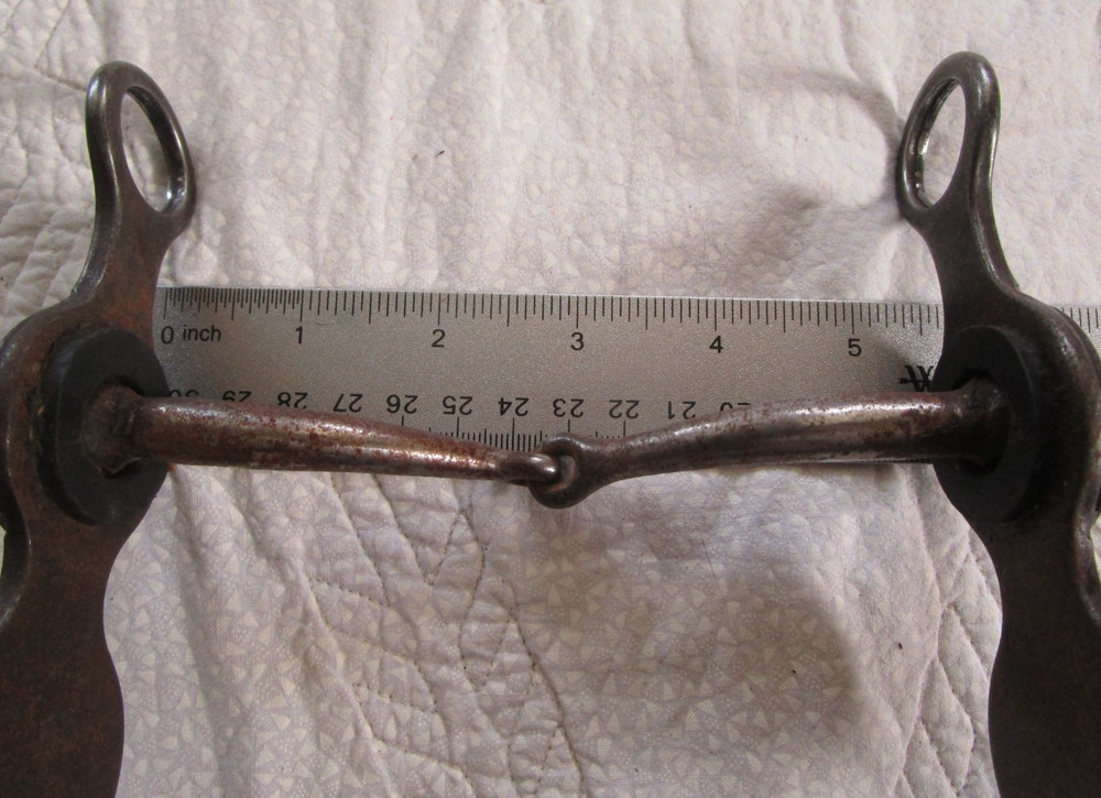 5" PROFESSIONAL CHOICE WESTERN SNAFFLE BROWN IRON SUNFLOWER STUDDED BIT