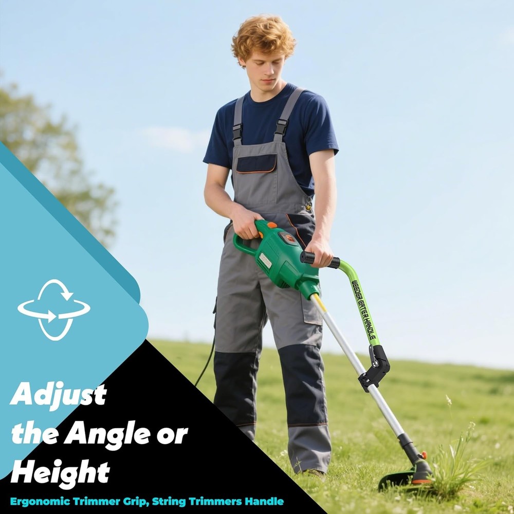 Ergonomic Trimmer Grip, String Trimmers Handle with Shoulder...