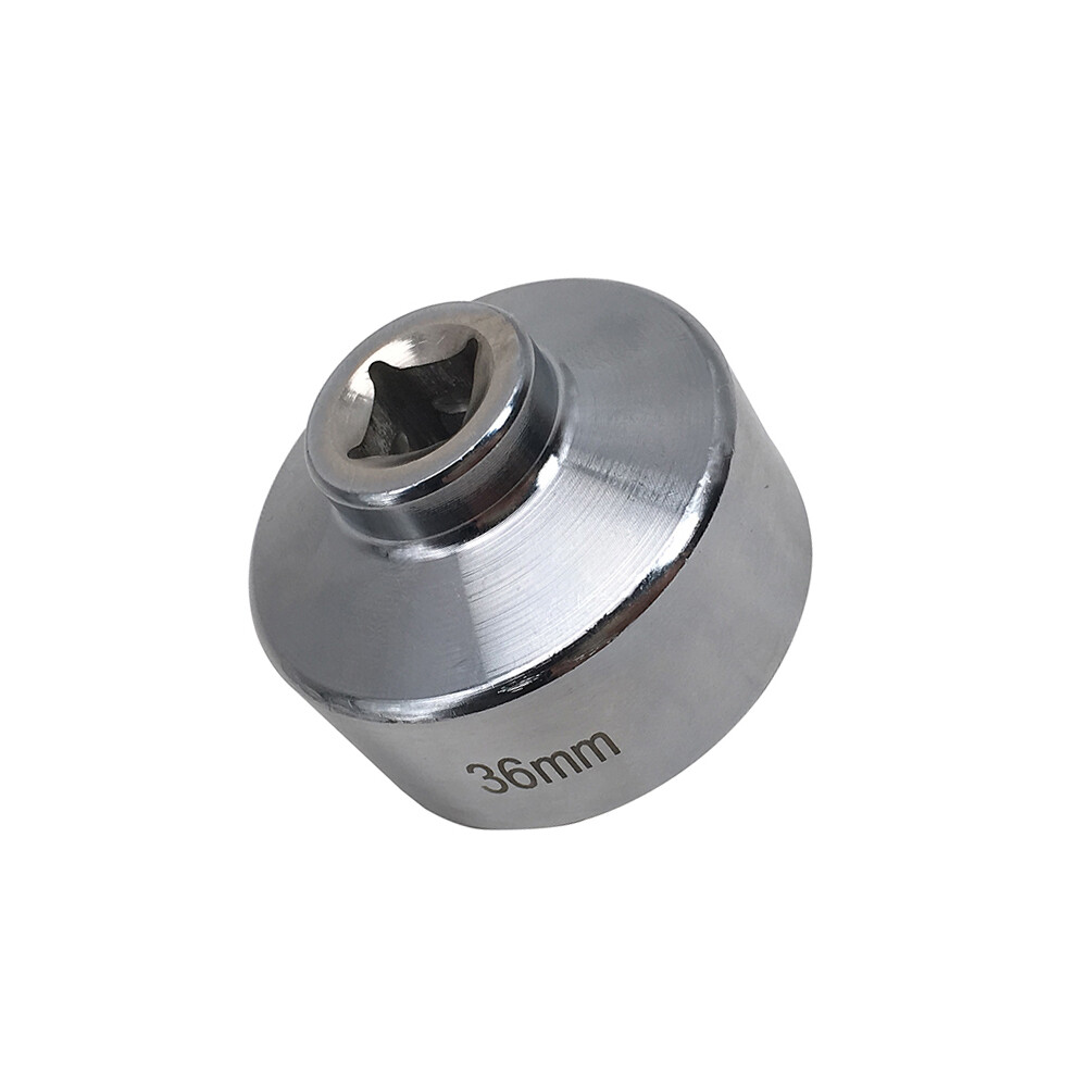 36mm Oil Filter Socket Tool 3/8"Drive Cap Remover Low Profile Socket Wrench C2C6
