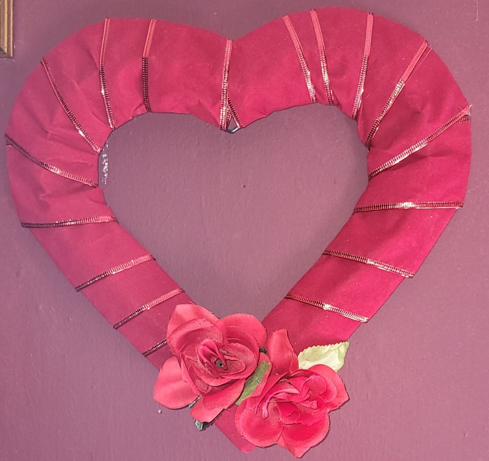 Handmade Valentines Wreath