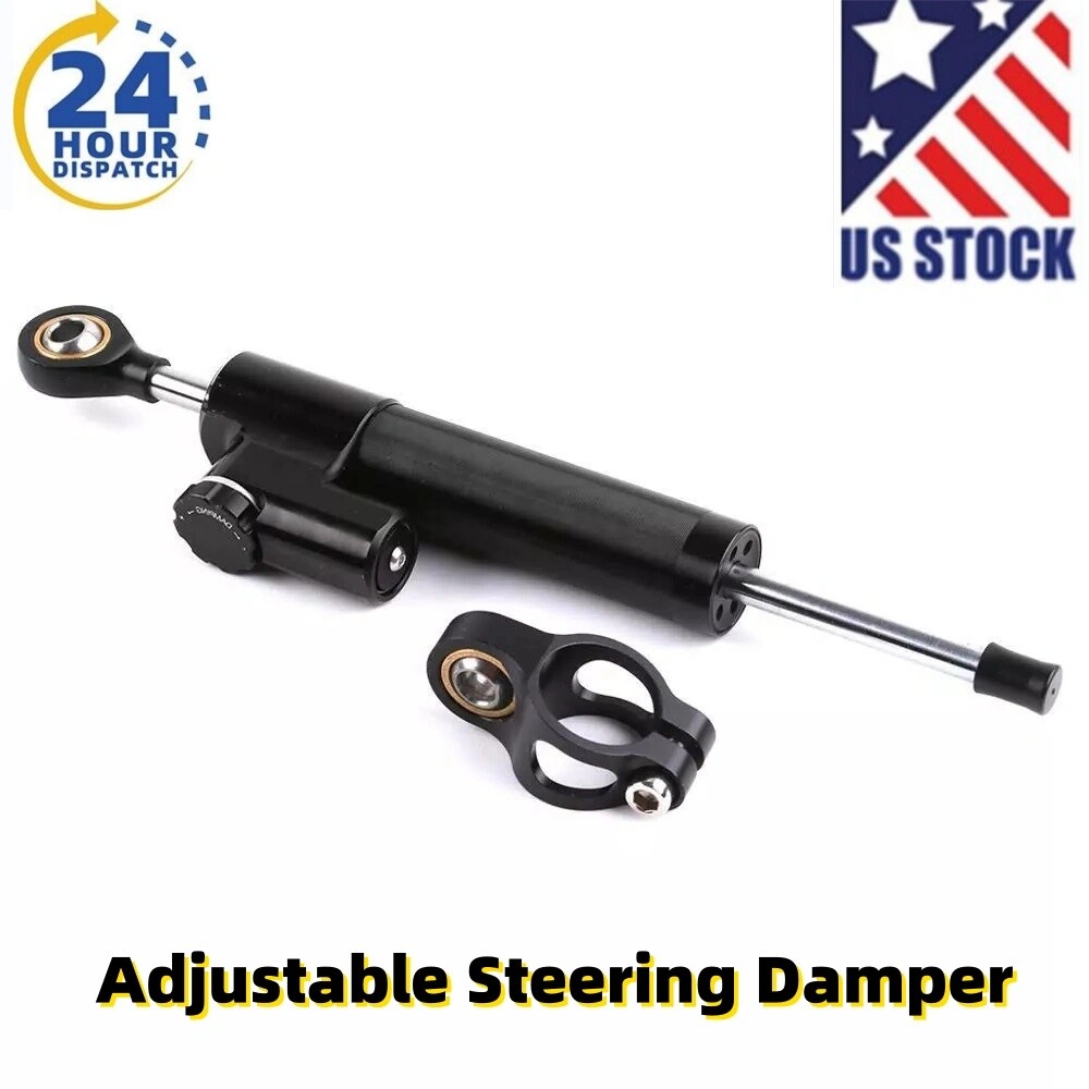 US Universal CNC Steering Damper Stabilizer Linear Reversed Safety Control