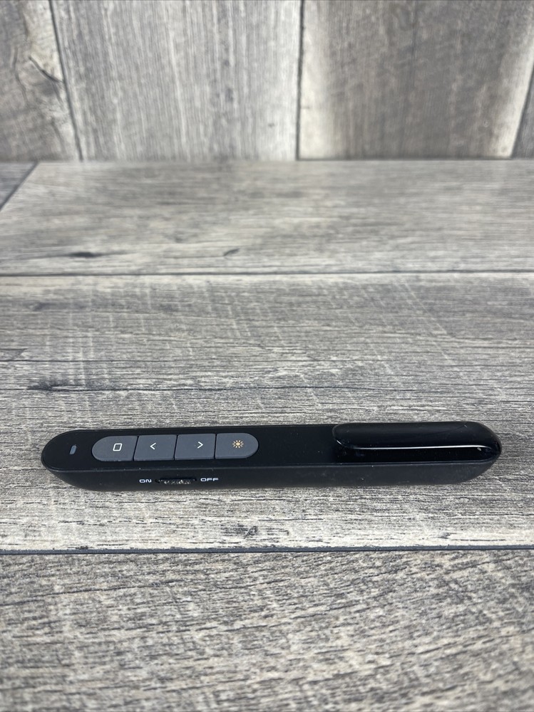 Wireless Presenter Pointer PowerPoint Clicker, RF 2.4GHz Mouse Volume (white)