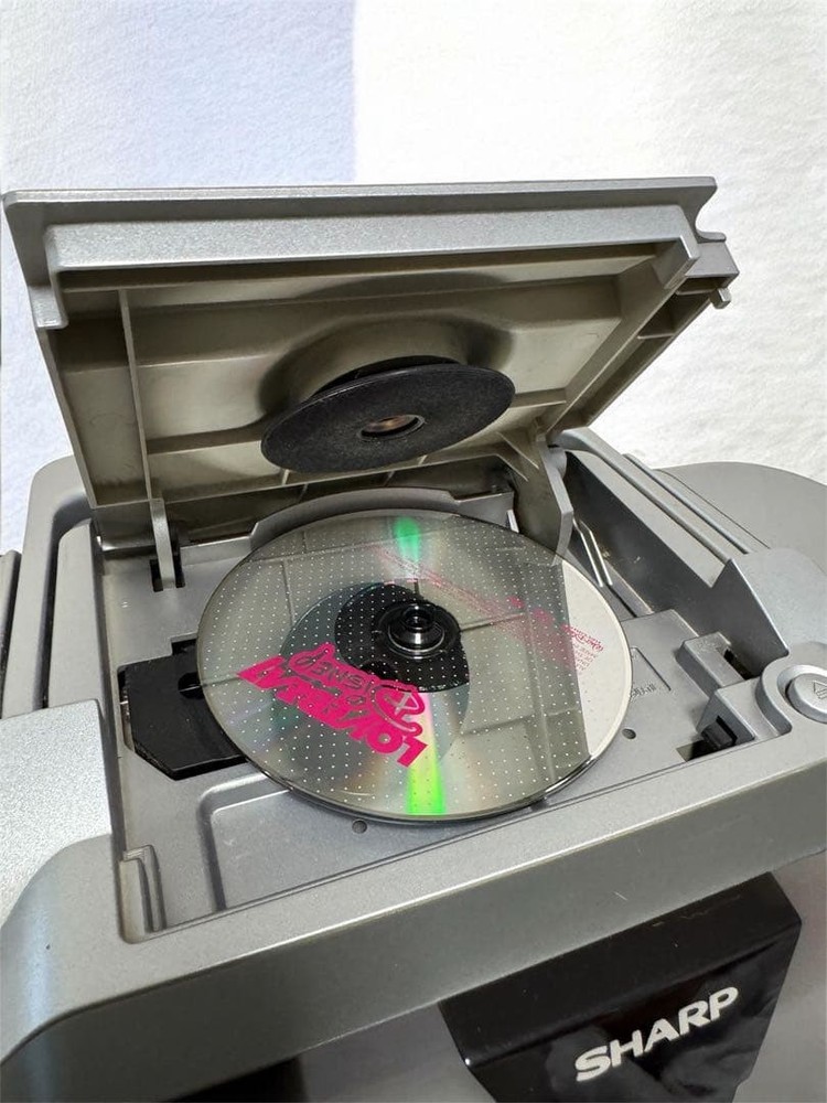 Sharp MD Studio CD MD Player Home Audio Silver Ready to Use clean