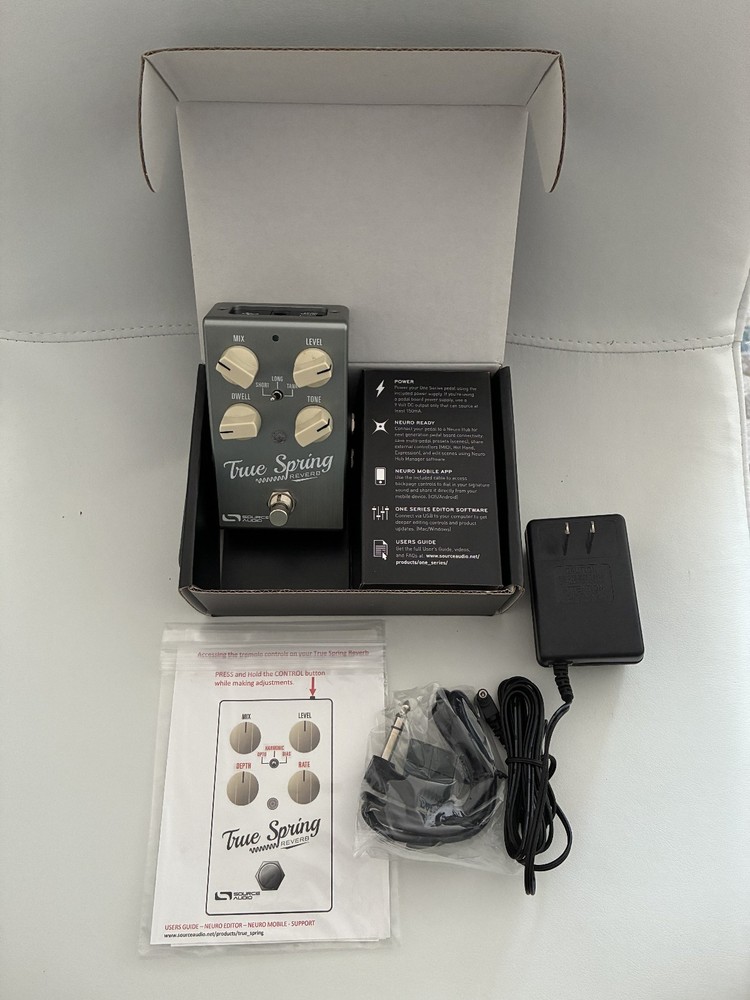 Source Audio One Series True Spring Reverb Pedal  Mint