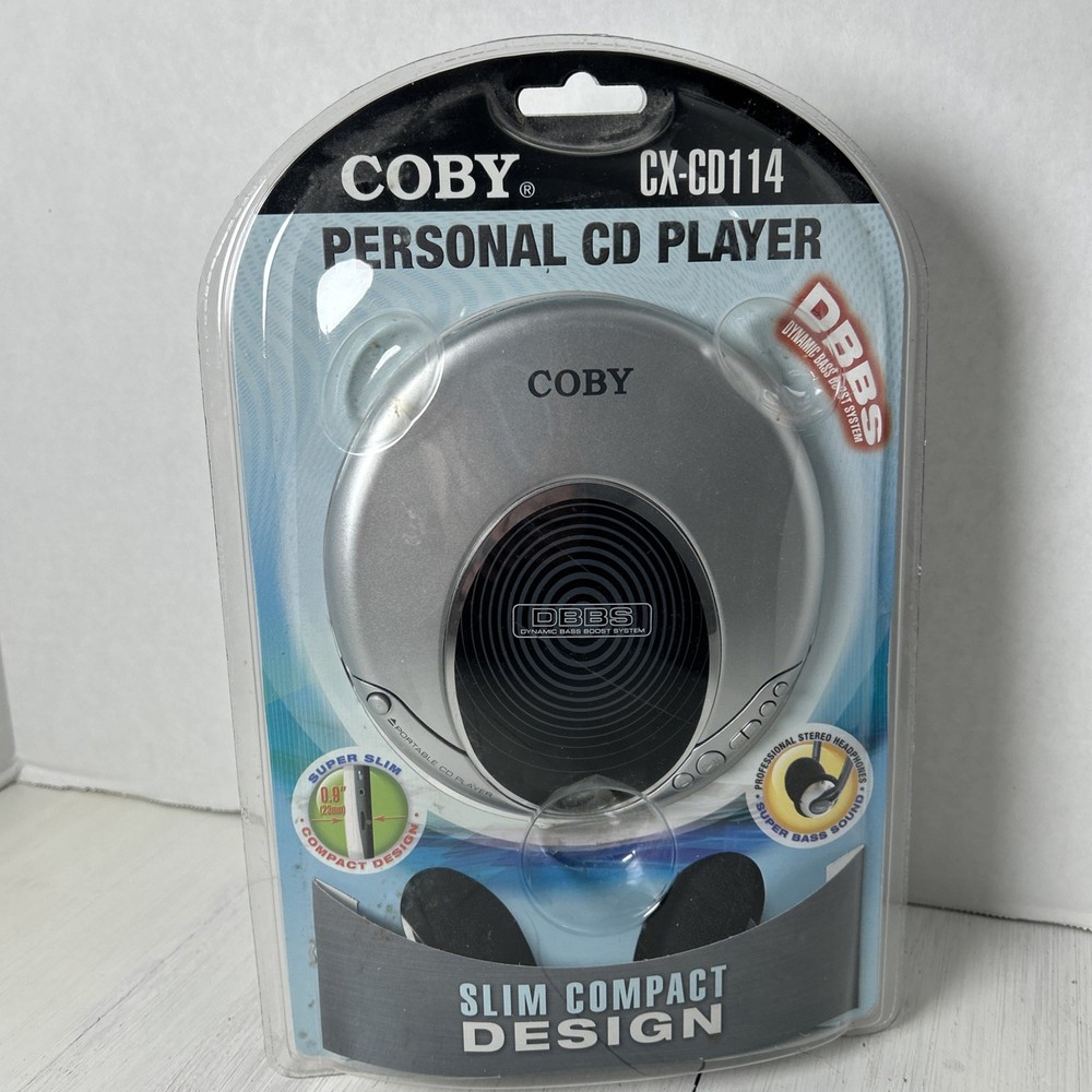 Coby Personal CD Player Super Slim CX-CD114 DBBS 343