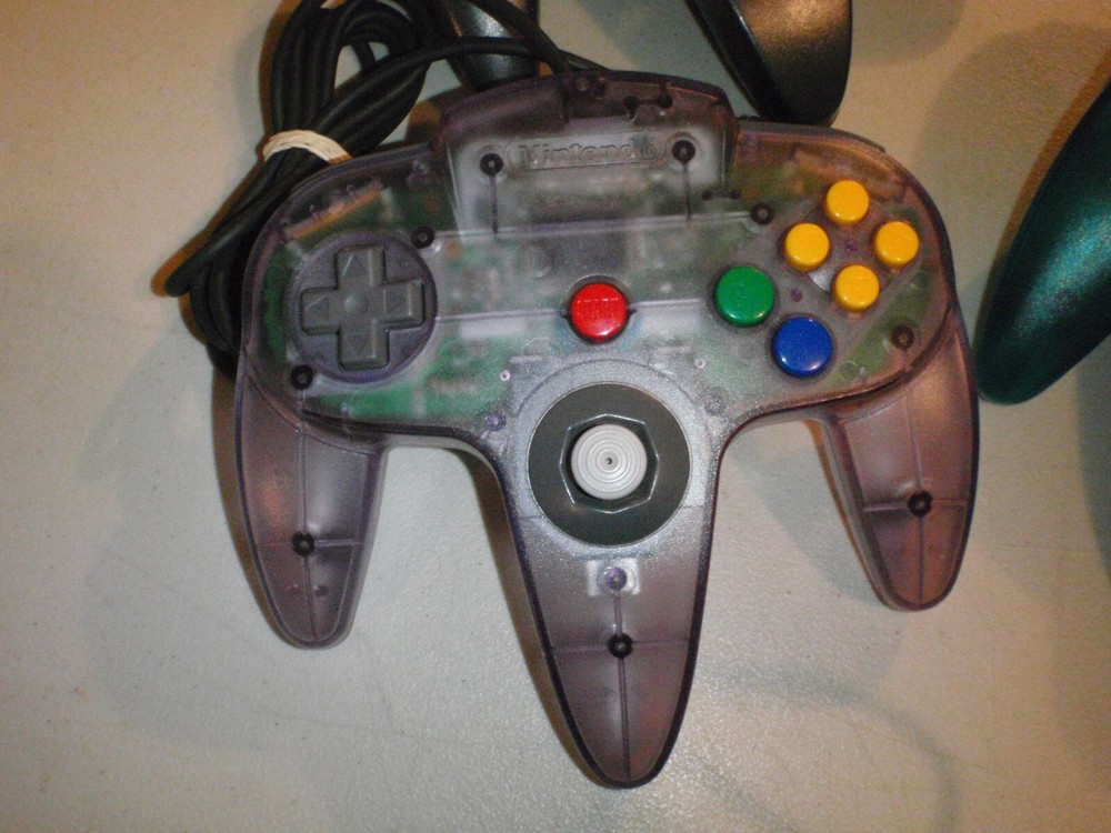 NINTENDO 64 N64 SYSTEM WITH 4 CONTROLLERS TESTED