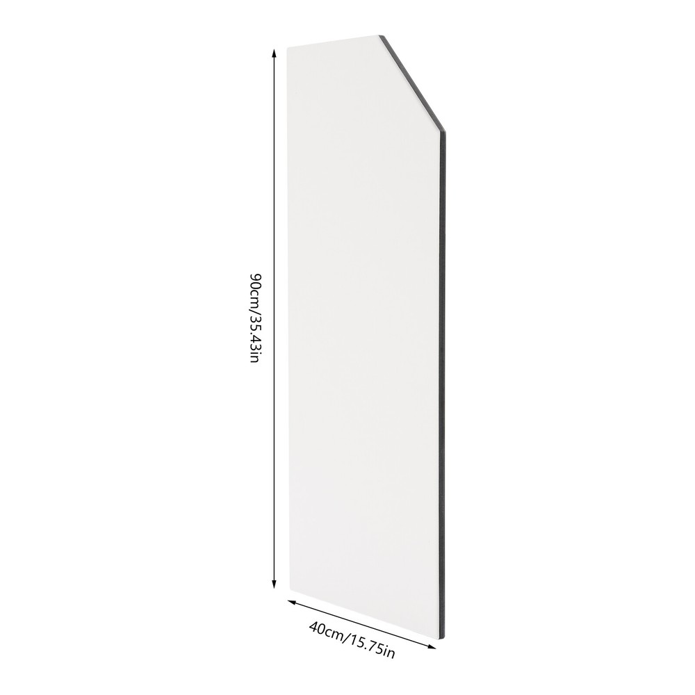 Wall-Mounted Urinal Partition Panel with Bevel Angle for Privacy