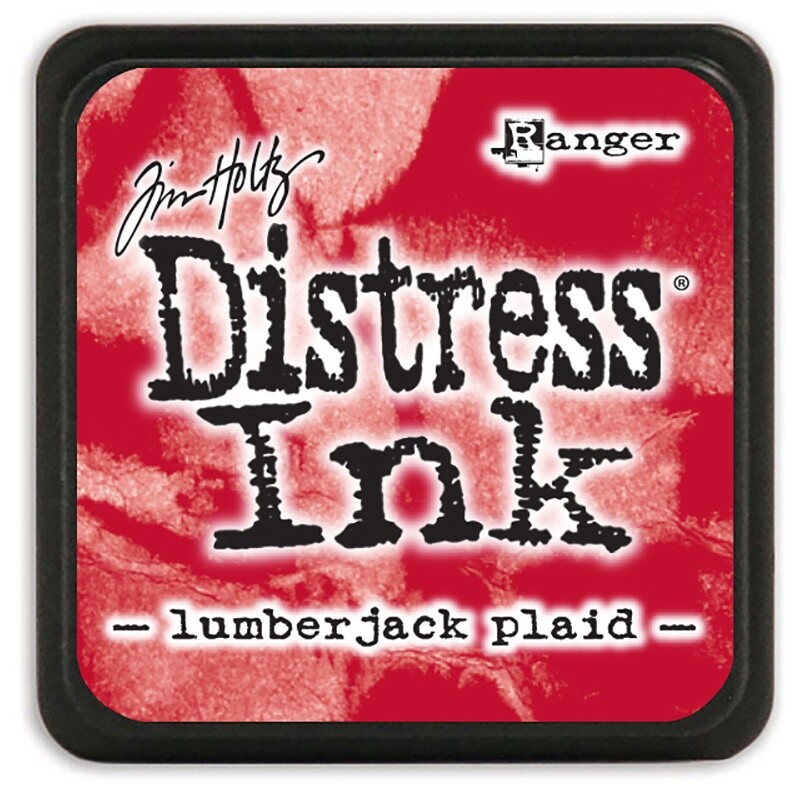 Tim Holtz Distress Mini Ink Pad-Lumberjack Plaid - 3 Pack