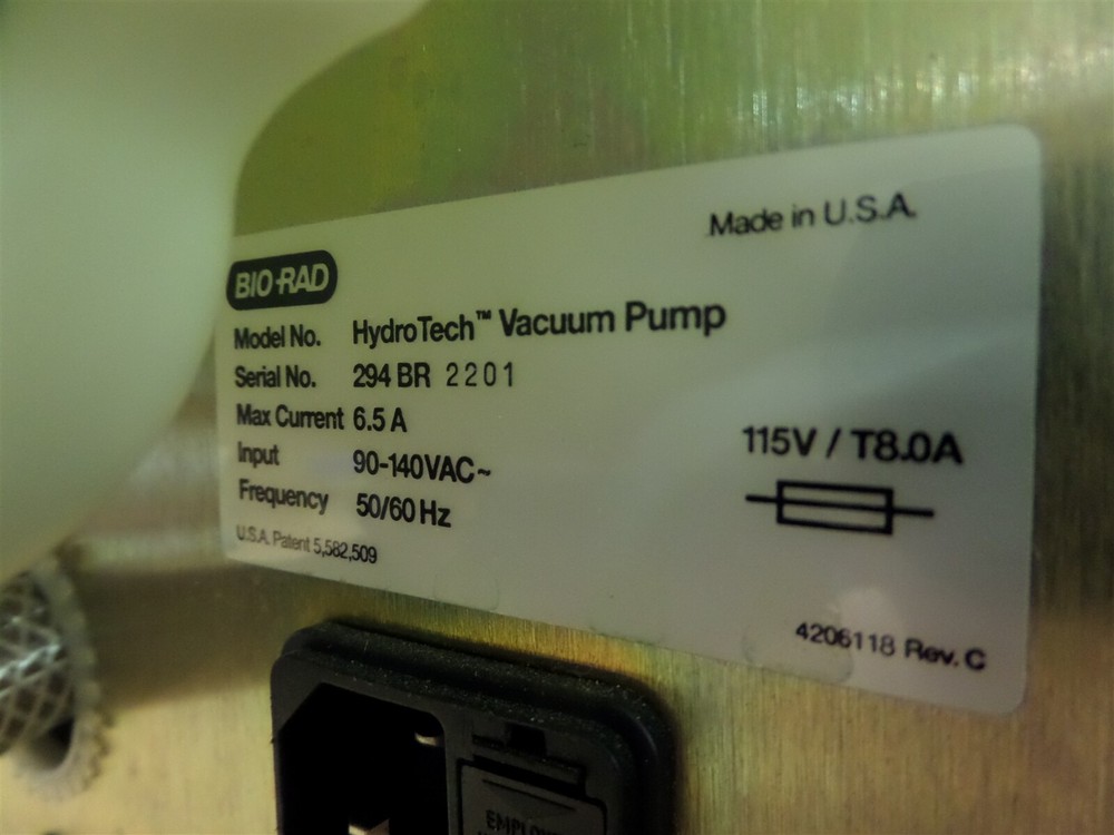 Bio-Rad HydroTech Vacuum Pump