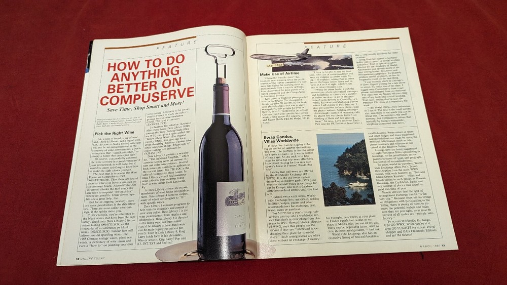 Online Today Computer Communication Magazine CompuServe March 1987
