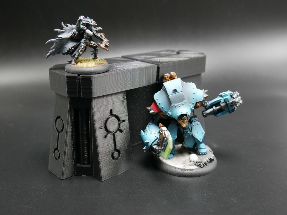 Tabletop Terrain Necron Scifi Space Portal Bunker