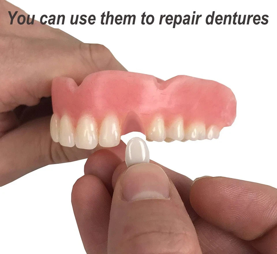 Tooth Repair Kit-Gum Material for Making Temporary Partial or Full Denture,Tooth