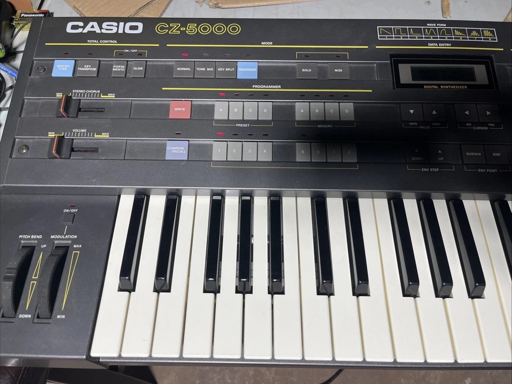 Casio CZ-5000 Keyboard Synthesizer, 61 Key