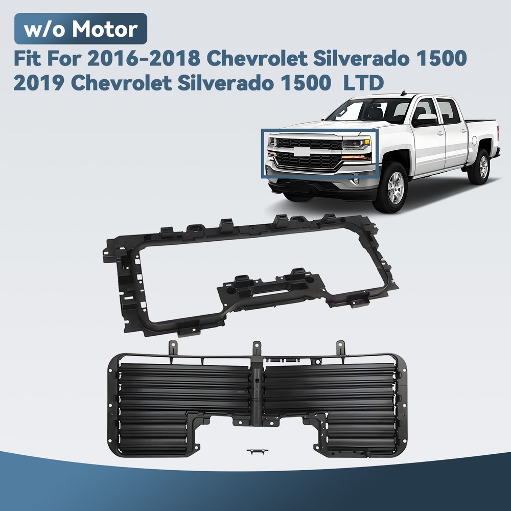 For 2016-2018 Chevy Silverado 1500 2019 LTD Radiator Shutter Mounting Bracket