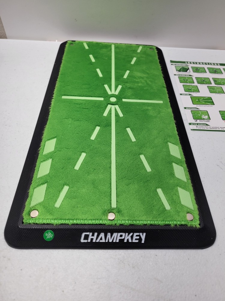CHAMPKEY 8" X 17" Premium Impact Golf Mat Upgraded Version | Path Feedback Golf