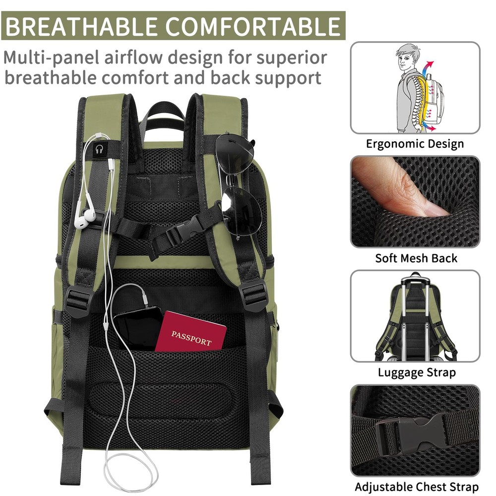 Cooler Backpack,Insulated Backpack Cooler Leakproof Double Deck Cooler Bag for
