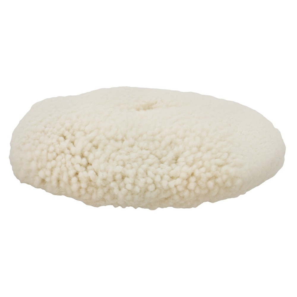 7" Hook Loop Wool Car Polishing Buffing Pad for Compound Buffer Backing Plate