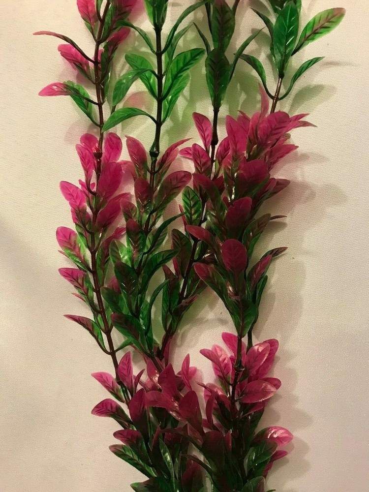 (5 PACK) 12" Artificial Plastic Decoration Aquarium Plants - Fast Shipping!
