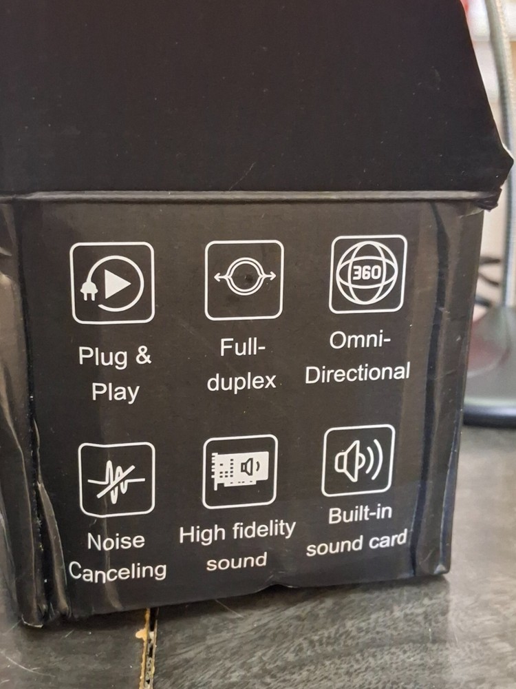 ZekPro USB Microphone for Computer Flexible Noise Canceling w/ Logitech Webcam