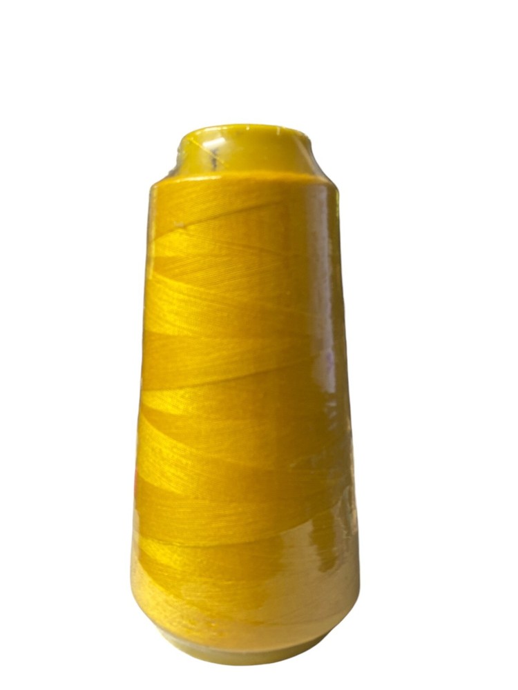 Pins & Needles Sewing Thread 1500 Yards, Yellow, 100% Polyester 2pk