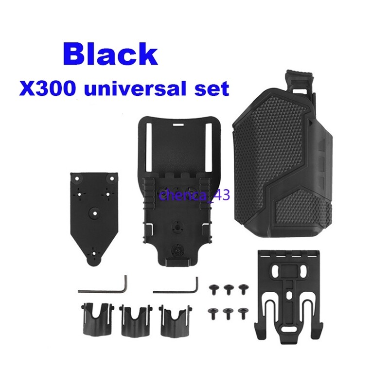 Tactical Quick Release Holster Set for X300 Flashlight Multi-purpose Storage Box