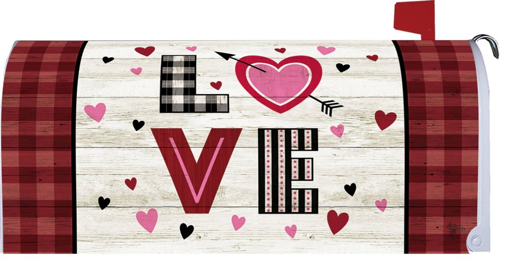 Love Valentine Mailbox Cover