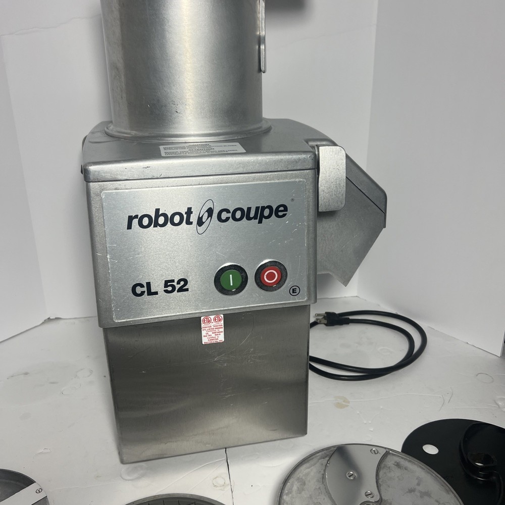 Robot Coupe CL 52 E Series E Continuous Feed Vegetable / Food Processor W/ Discs