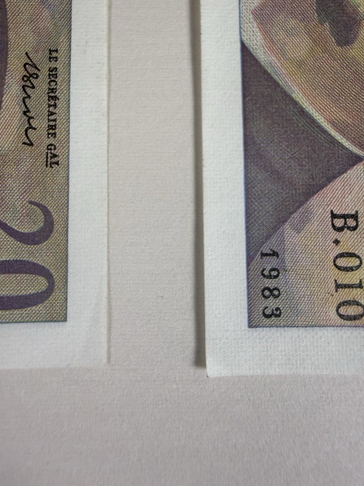 France 20 Francs 1983 Debussy 3 Consecutive UNC Notes